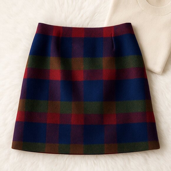 Anthropologie Dresses & Skirts - Anthropologie Hutch Plaid Mini Skirt S NWT | Holiday Tartan Style